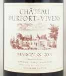 2001年 シャトー　デュルフォール　ヴィヴァン CHATEAU DURFORT VIVENS