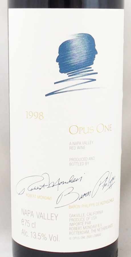 1998年 オーパス ワン モンダヴィ・ロッチルドOPUS ONE MONDAVI  ROTHSCHILDの販売[ヴィンテージワインショップのNengou-wine.com]