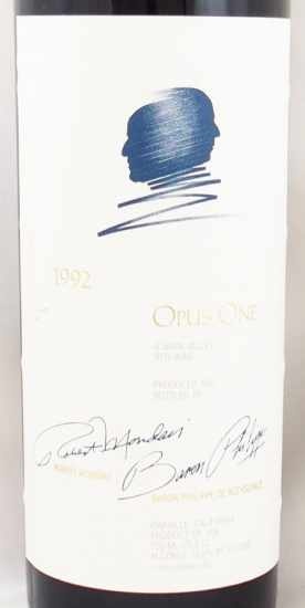 1992年 オーパス ワン モンダヴィ・ロッチルドOPUS ONE MONDAVI  ROTHSCHILDの販売[ヴィンテージワインショップのNengou-wine.com]