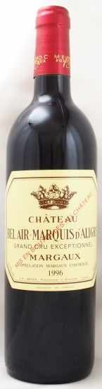 1996年 シャトー　ベレール　マルキ　ダリグル CHATEAU BEL AIR MARQUIS D'ALIGRE