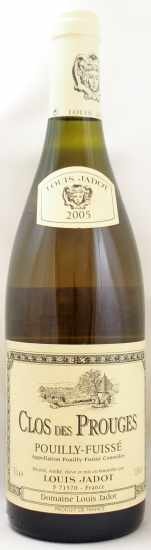 2005年 プイィ　フュイッセ　クロ　デ　プルージェ POUILLY FUISSE CLOS DES PROUGES