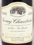 2005年 ジュヴレ　シャンベルタン　プルミエ　クリュ　レ　グーロ GEVREY CHAMBERTIN PREMIER CRU LES GOULOTS