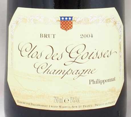 送料無料】2004年 クロ デ ゴワセ フィリポナ社CLOS DES GOISSES