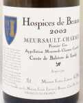 2002年 オスピス　ド　ボーヌ　ムルソー　シャルム　プルミエ　クリュ　キュヴェ　ド　バエズル　ド　ランレイ HOSPICES DE BEAUNE MEURSAULT CHARMES BAHEZRE DE LANLAY