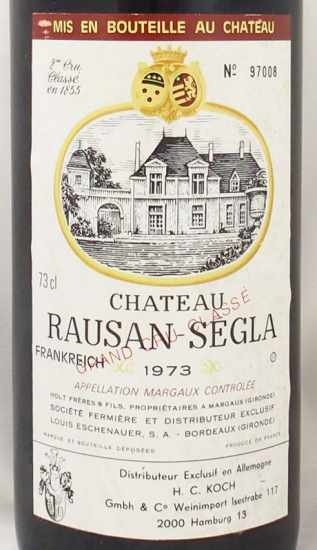 1973年 シャトー ローザン セグラ CHATEAU RAUSAN SEGLA の販売[ヴィンテージワインショップのNengou-wine.com]