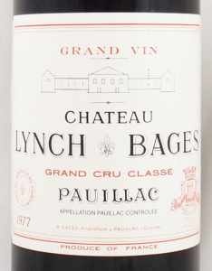 送料無料】1977年 シャトー ランシュ バージュ CHATEAU LYNCH BAGES