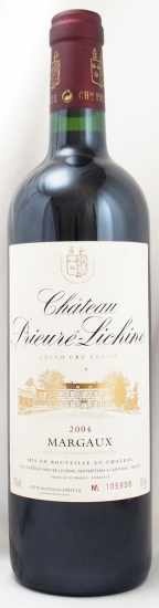 2004年 シャトー　プリューレ　リシーヌ CHATEAU PRIEURE LICHINE