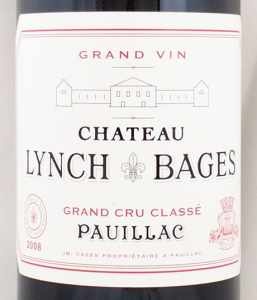 2008年シャトー ランシュ バージュ CHATEAU LYNCH BAGES