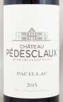 2015年 シャトー　ペデスクロー CHATEAU PEDESCLAUX