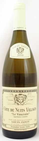 2010年 コート　ド　ニュイ　ヴィラージュ　ル　ヴォークラン　ブラン COTE DE NUITS VILLAGES LE VAUCRAIN BLANC