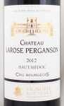 2012年 シャトー　ラローズ　ペルガンソン CHATEAU LAROSE PERGANSON