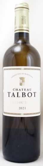 2021年 シャトー　タルボ　カイユ　ブラン CHATEAU TALBOT CAILLOU BLANC