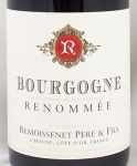 2020年 ブルゴーニュ　ルージュ　ルノメ BOURGOGNE ROUGE RENOMMEE