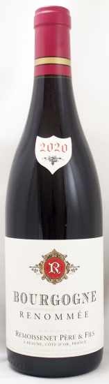 2020年 ブルゴーニュ　ルージュ　ルノメ BOURGOGNE ROUGE RENOMMEE