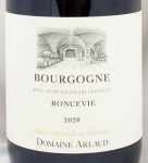 2020年 ブルゴーニュ　ルージュ　ロンスヴィ BOURGOGNE ROUGE RONCEVIE