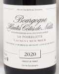 2020年 ブルゴーニュ　オート　コート　ド　ニュイ　ルージュ　ラ　ポワルロット BOURGOGNE HAUTES COTES DE NUITS ROUGE LA POIRELOTTE