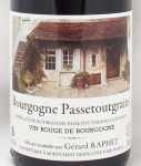 2022年 ブルゴーニュ　パストゥグラン BOURGOGNE PASSETOUTGRAINS