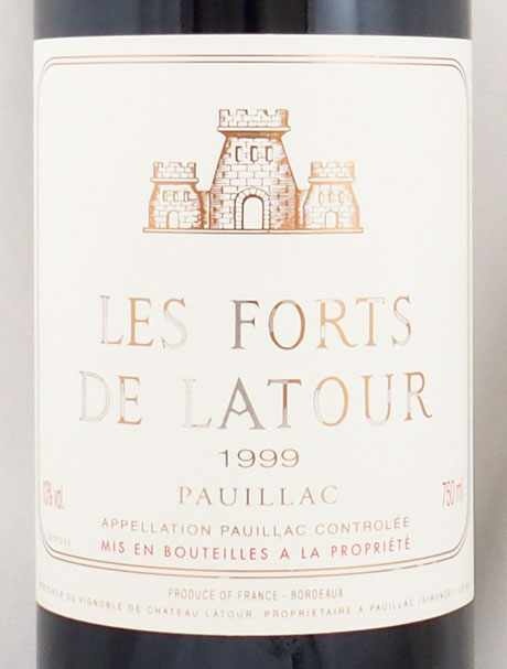 送料無料】1999年 レ フォール ド ラトゥール LES FORTS DE LATOUR