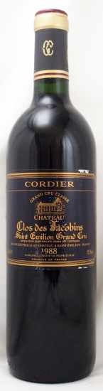 1988年 シャトー　クロ　デ　ジャコバン CHATEAU CLOS DES JACOBINS