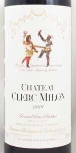 2001年 シャトー クレール ミロン CHATEAU CLERC MILON