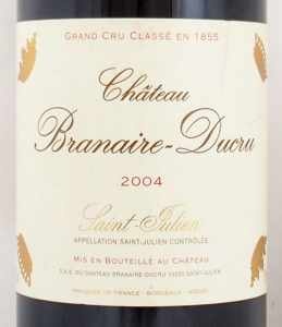 2004年シャトー ブラネール デュクリュ CHATEAU BRANAIRE DUCRU