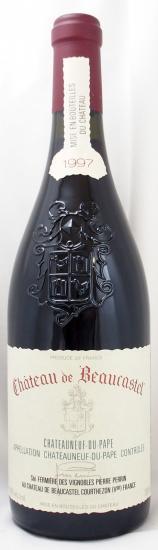 1997年 シャトーヌフ　デュ　パプ　シャトー　ド　ボーカステル　ルージュ CHATEAUNEUF DU PAPE CHATEAU DE BEAUCASTEL ROUGE