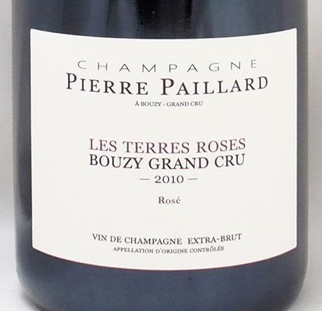 2010年 レ テッレ ローズ ブジー グラン クリュ ミレジム ピエール