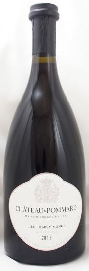 2012年 ポマール　クロ　マレイ　モンジュ　モノポール POMMARD CLOS MAREY MONGE MONOPOLE