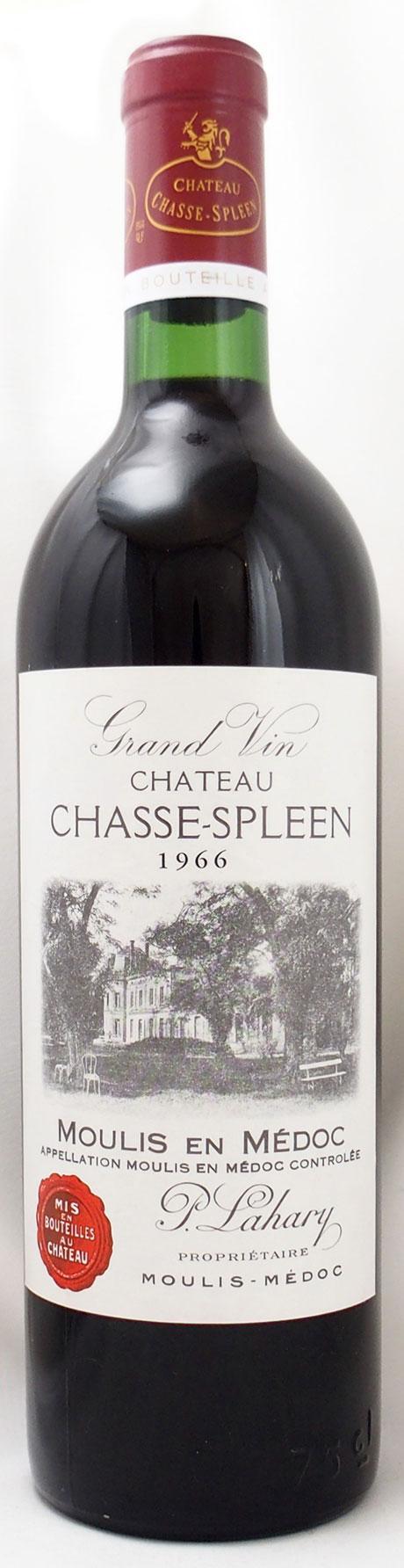 送料無料】1966年 シャトー シャス スプリーン CHATEAU CHASSE SPLEEN
