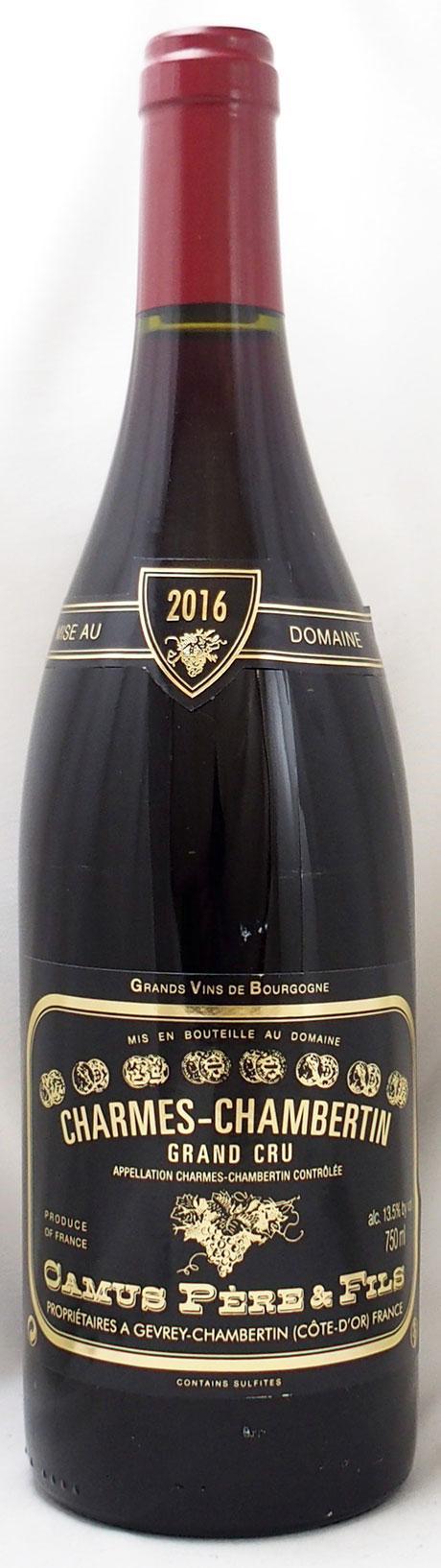 2016年 シャルム シャンベルタン グラン クリュ カミュ・ペール・エ