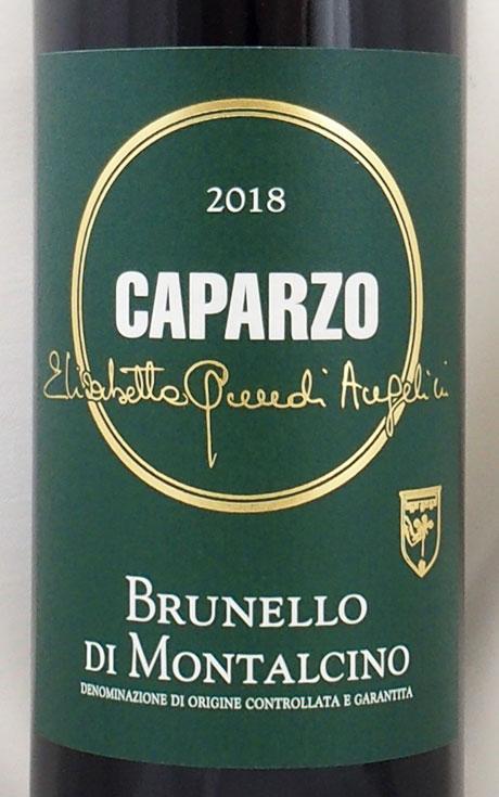 2018年 ブルネッロ ディ モンタルチーノ テヌータ・カパルツォ