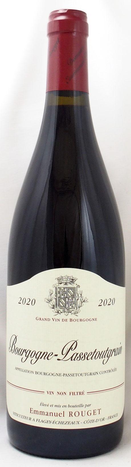 2020年 ブルゴーニュ パストゥグラン エマニュエル・ルジェBOURGOGNE
