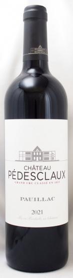 2021年 シャトー ペデスクロー CHATEAU PEDESCLAUX