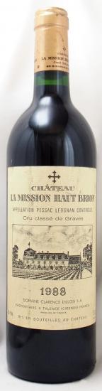 1988年 シャトー ラ ミッション オー ブリオン CHATEAU LA MISSION HAUT BRION