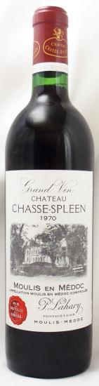 1970年 シャトー シャス スプリーン CHATEAU CHASSE SPLEEN