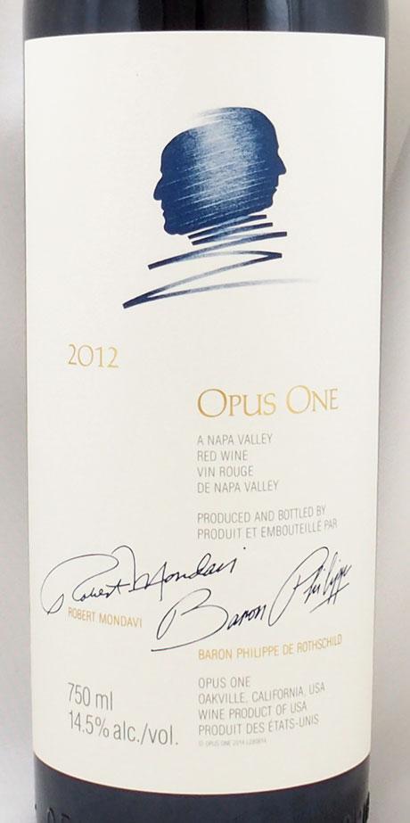 送料無料】2012年 オーパス ワン モンダヴィ・ロッチルドOPUS