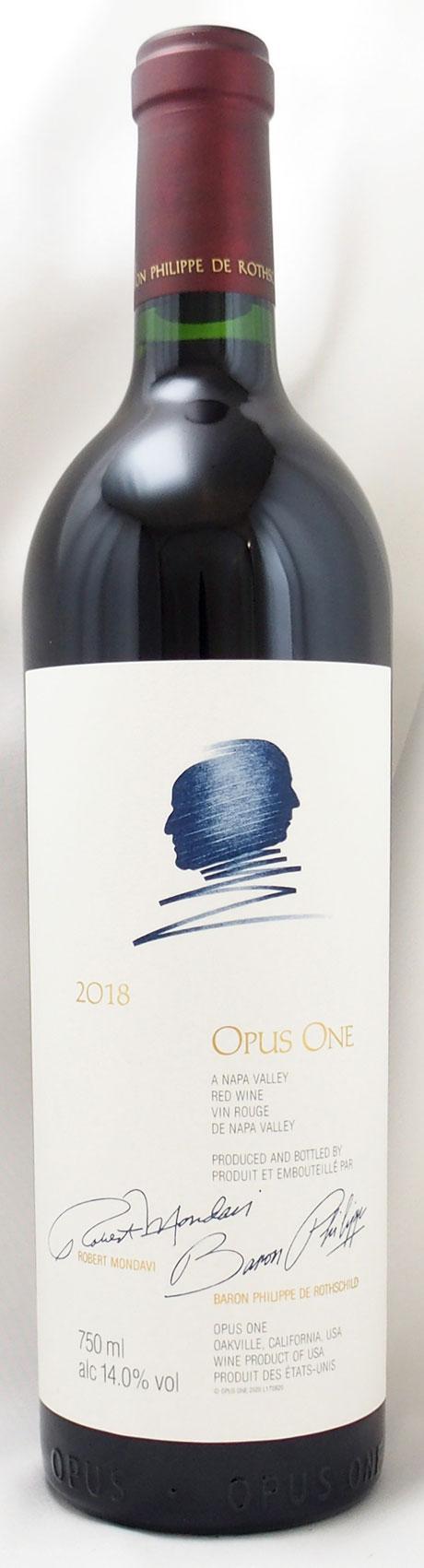オーパス・ワン 2018 送料無料】2018年 オーパス ワン モンダヴィ・ロッチルドOPUS ONE