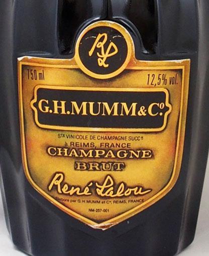 送料無料】1985年 ルネ ラルー G・H・マムR.LALOU G.H. MUMM