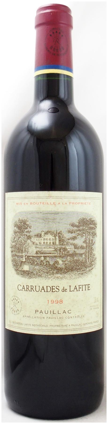 送料無料】1998年 カリュアド ド ラフィット CARRUADES DE LAFITE