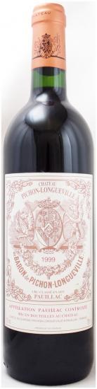 Chateau Pichon-Longueville 1999 赤ワイン 送料無料】1999年 シャトー ピション ロングヴィル バロン