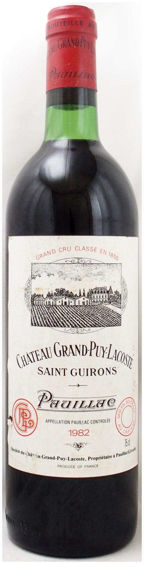 1982年】赤ワイン｜の通販 リスト掲載のこの12銘柄は即日発送も可｜年