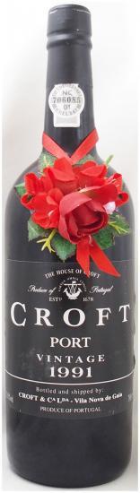 186000 新品未使用 CROFT PORT VINTAGE 1991年 ヴィンテージワイン