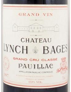ワイン CHATEAU LYNCH BAGES 1997 750ml 送料無料】1997年 シャトー ランシュ バージュ CHATEAU LYNCH BAGES