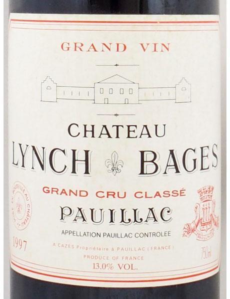送料無料】1997年 シャトー ランシュ バージュ CHATEAU LYNCH BAGES