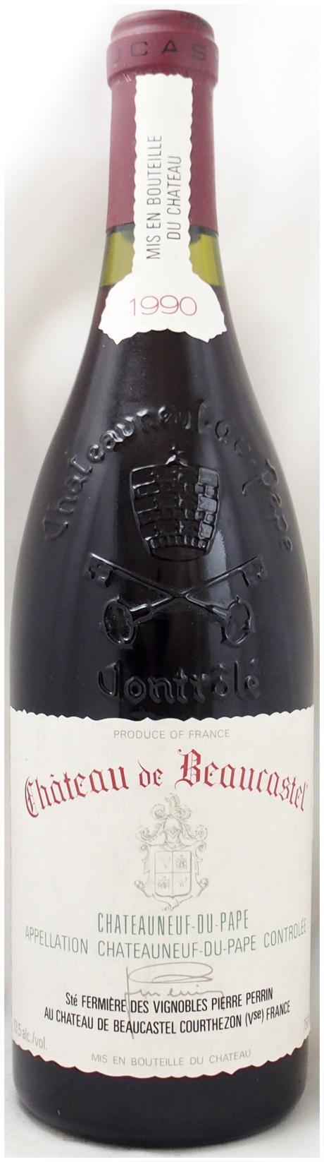 送料無料】1990年 シャトーヌフ デュ パプ シャトー ド ボーカステル