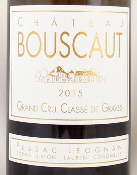 完売】2015年 シャトー ブスコー ブラン CHATEAU BOUSCAUT BLANC