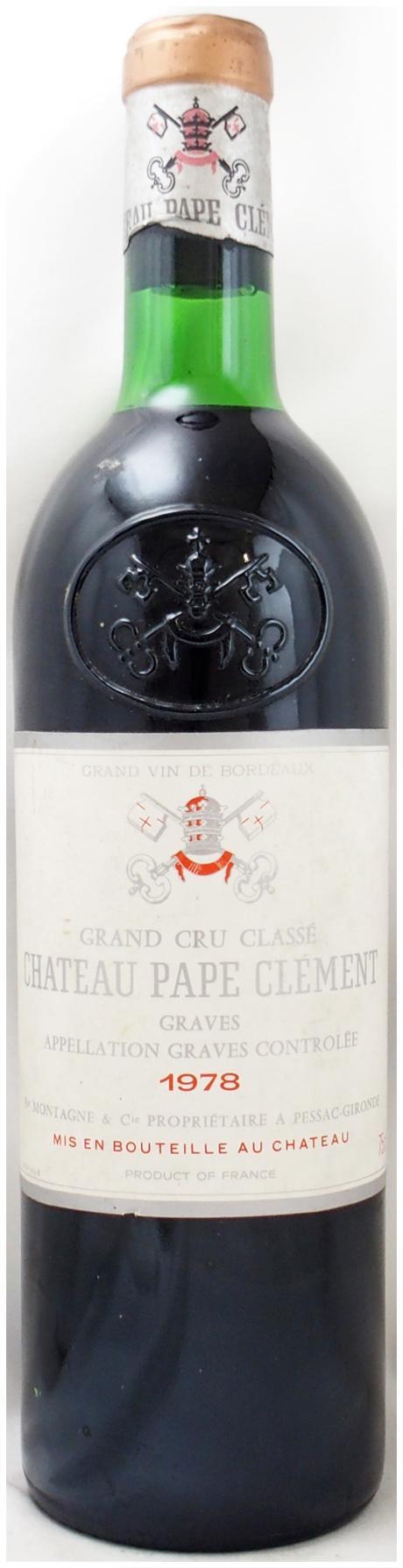 ワイン POMMARD 1978 1978年ワイン| 1978 Pommard / R. Clerget (ポマール / R・クレルジェ