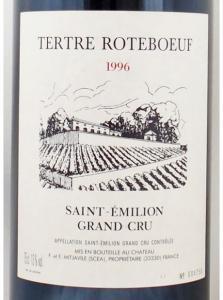 送料無料】1996年 シャトー テルトル ロートブッフ CHATEAU TERTRE