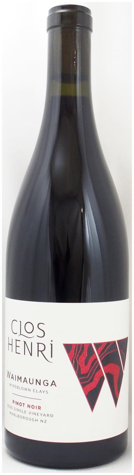 2020年 ワイマウンガ ピノ ノワール クロ・アンリWAIMAUNGA PINOT NOIR