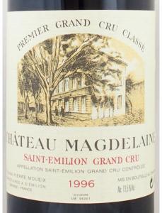 1996年 シャトー マグドレーヌ CHATEAU MAGDELAINE